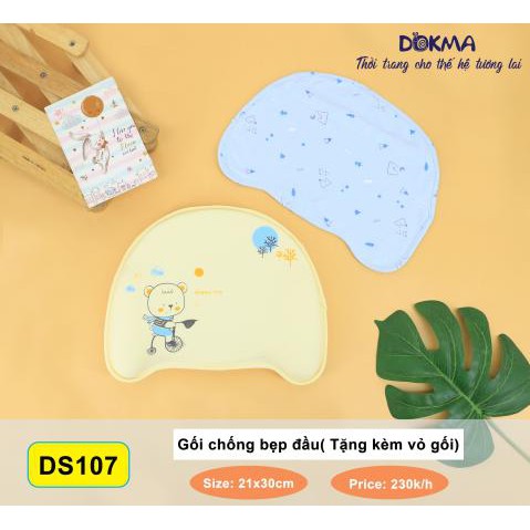 Gối chống bẹp đầu Dokma tặng kèm vỏ gối DS107