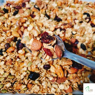 500g granola không đường nướng mật ong mix 7 loại hạt ăn kiêng giảm cân