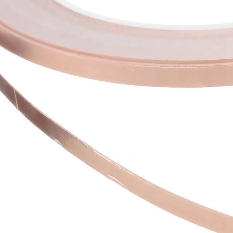 Băng Keo Một Mặt Bằng Lá Đồng Tự Dính Chống Nhiễu Cho Đàn Guitar (5mmx20M)