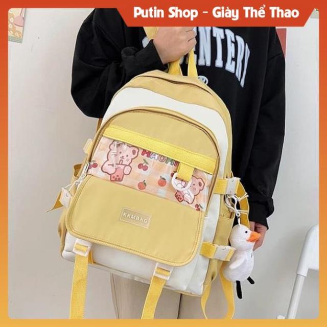 Balo nam nữ đi học đẹp giá rẻ thời trang dễ thương, Cặp sách nữ đi chơi hàn quốc các màu trắng đựng đồ xịn sò