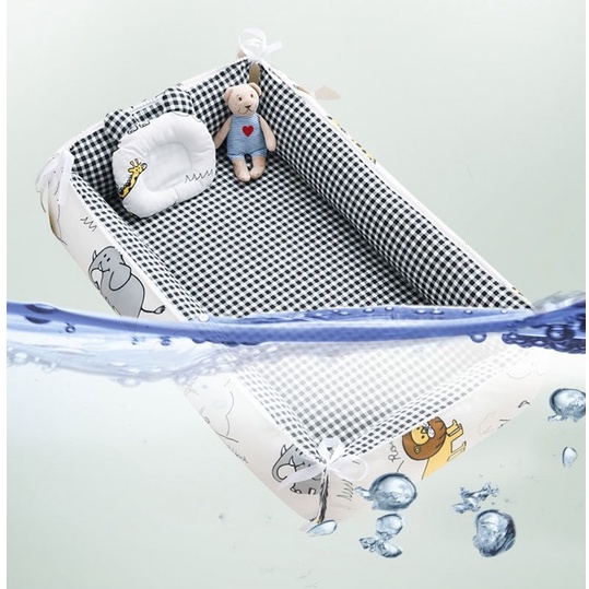 Set Nôi Hình Vuông Kèm Chăn Và Gối Cho Bé Baby Dreams