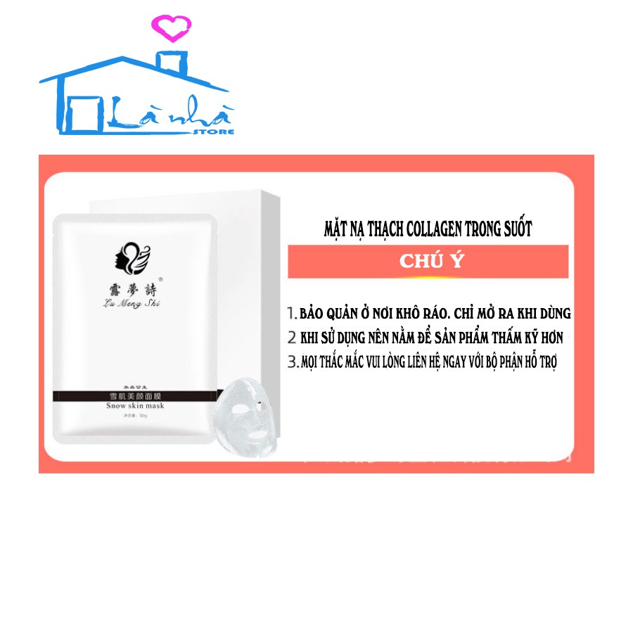 Mặt nạ thạch Collagen dưỡng ẩm và chăm sóc da siêu cấp Lu Meng Shi | Thế Giới Skin Care