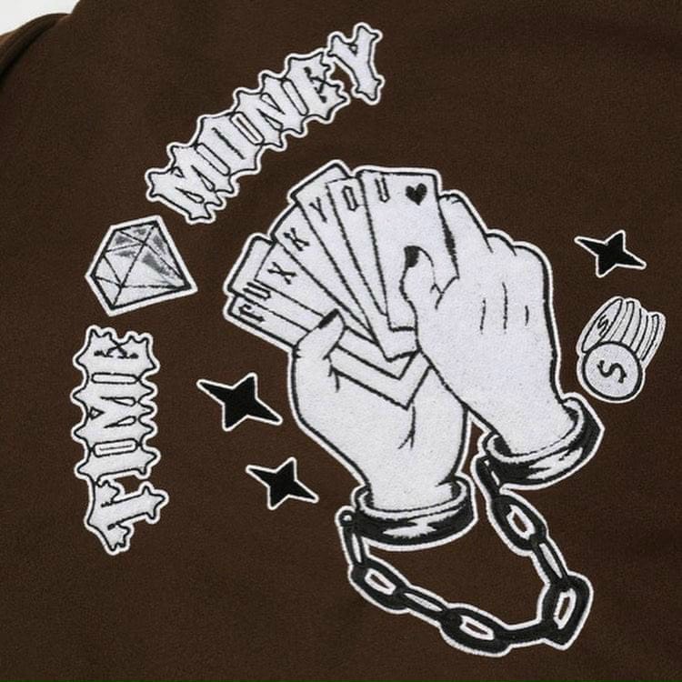 Áo khoác bomber Nâu UNDERTRAP ulzzang hottrend chất nỉ bông xịn xò giá rẻ chất lượng.B03