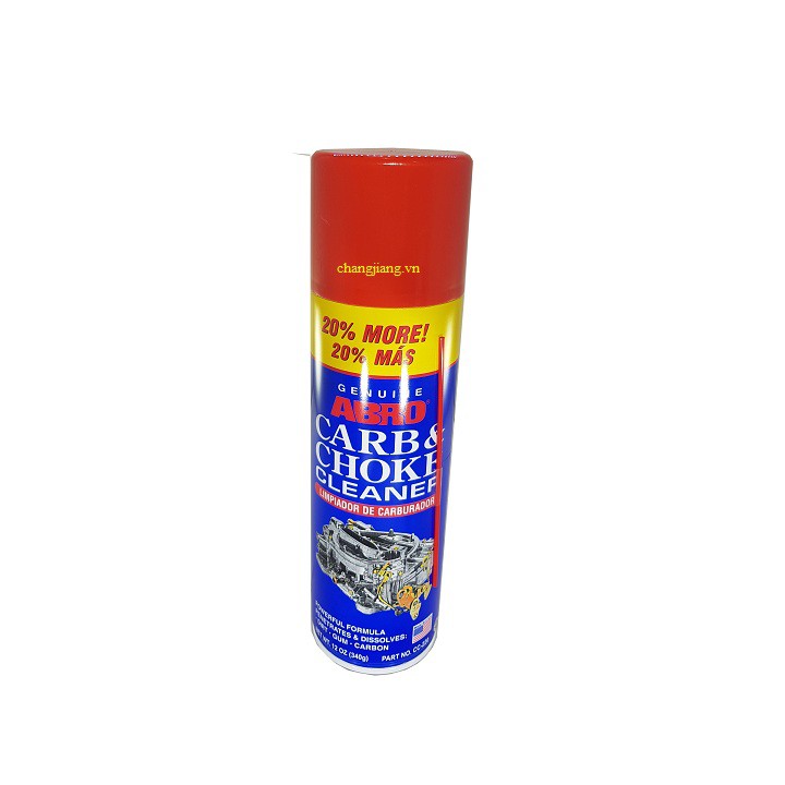 Chai Xịt Vệ Sinh Bình Xăng Con ABRO CARB & CHOKE CLEANER 340g - Vệ Sinh Bình Xăng ABRO