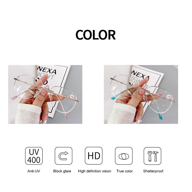 Mắt kính cận Jiuerba (-1.0 ~ 4.0) chống bức xạ phong cách mới cho nam và nữ