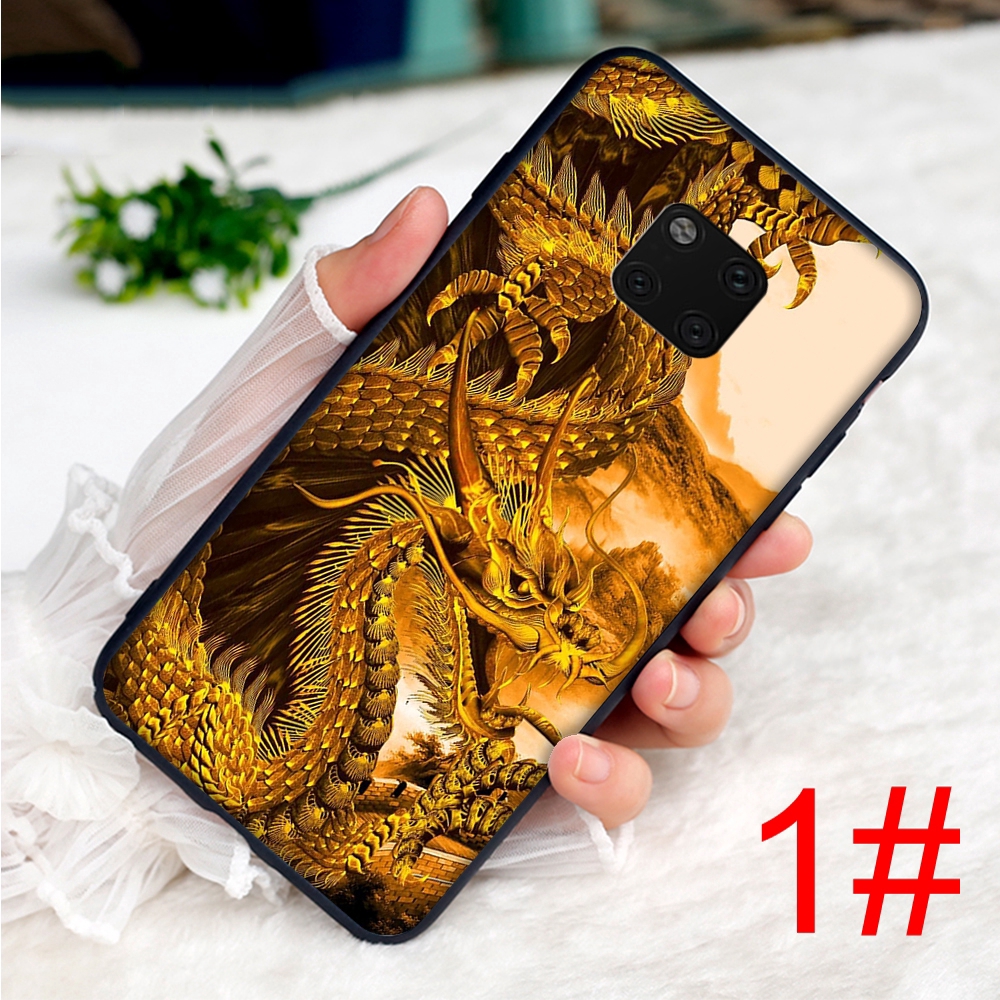 Ốp điện thoại mềm hình rồng Trung Hoa cho Samsung J2 Core J4 Plus J5 Prime J6 J8 Pro