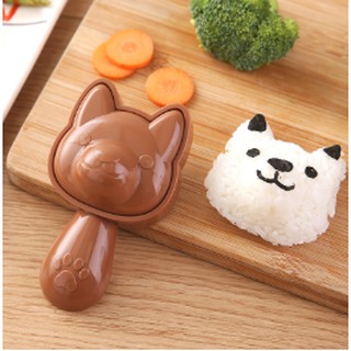 Khuôn nhấn cơm (khuôn bento) - đầu gấu