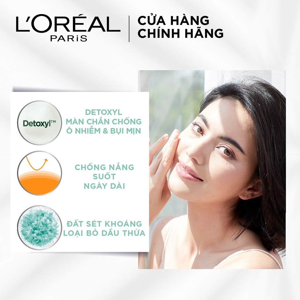 Kem chống nắng bảo vệ, kiềm dầu và thoáng mịn L'Oreal