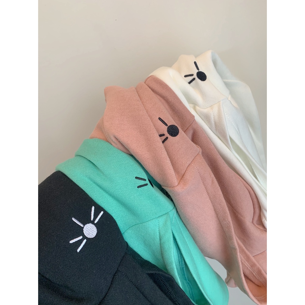 Áo hoodie cho bé trai và bé gái chất nỉ vừa đủ mặc thu đông nhẹ nhàng thoải mái cho bé vận động