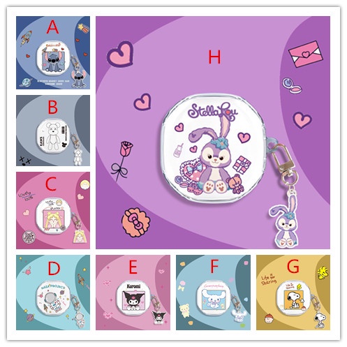 Vỏ bảo vệ hộp sạc tai nghe Baseus WM01 TWS bằng silicon TPU mềm trong suốt kèm móc treo