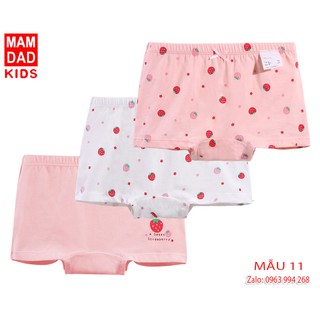 Combo 3 quần chip cho bé gái - vải cotton an toàn cho bé - ảnh sản phẩm 1