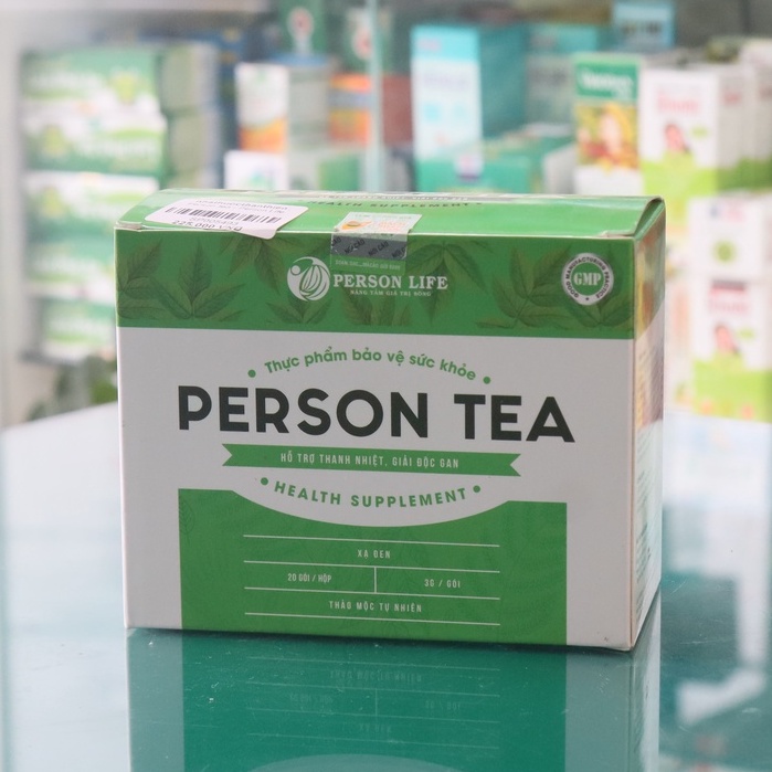 Person Tea – Hỗ trợ tăng cường chức năng gan, thanh nhiệt, giải độc (Hộp 20 gói x 3g)