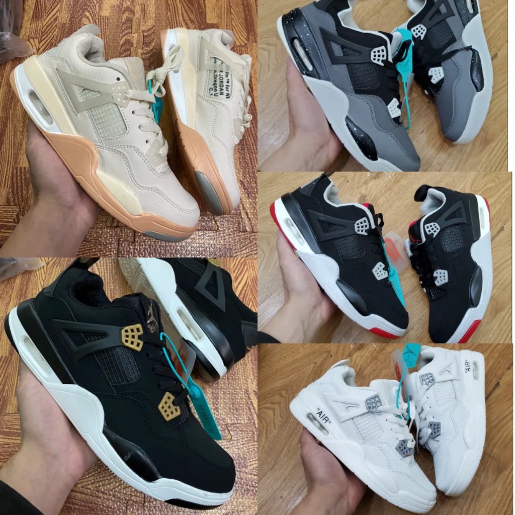 Giày Sneaker JD_4 Royalty Đen Vàng