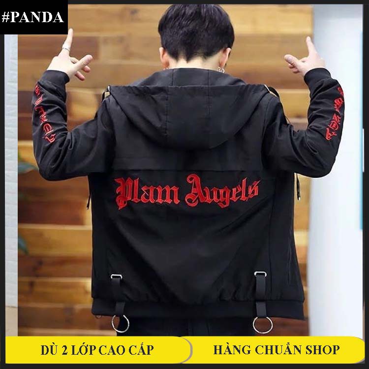 Áo khoác nam dù 2 lớp có nón phối khóa sau logo Angel Alarm DTP11 - MUA NGAY