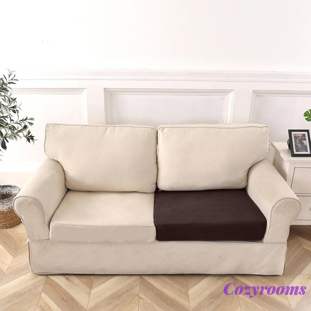 Bọc Ghế Sofa Dệt Kim Màu Nâu Co Giãn