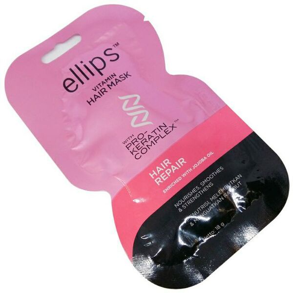 - Kem Ủ Tóc Ellips Vitamin Hair Mask Pro-Keratin Hair Repair Phục Hồi Hư Tổn- Gói 18g- hộp 12 gói