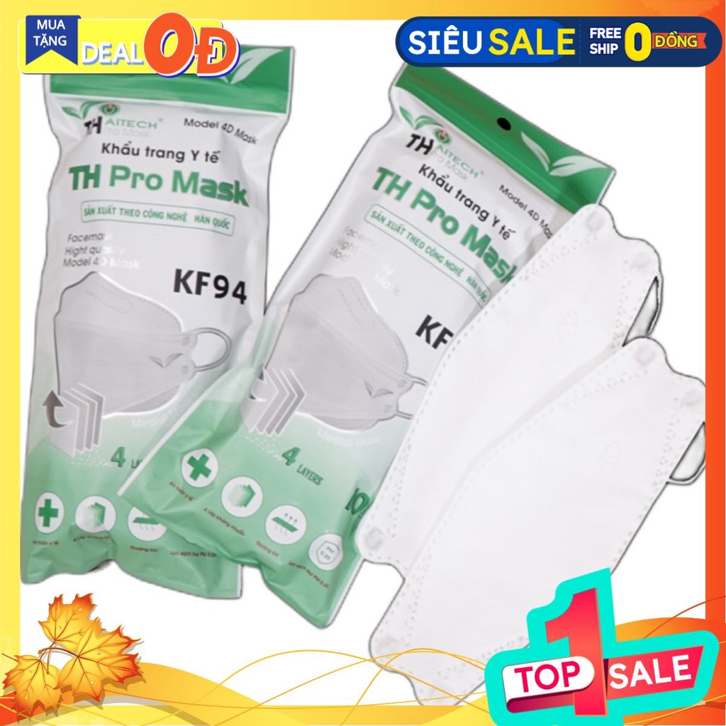 KHẨU TRANG KHÁNG KHUẨN KF94 CHỐNG BỤI MỊN KF94