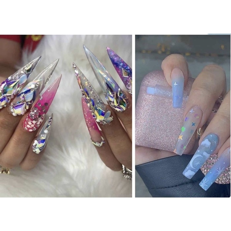 Móng nối fom thang dài