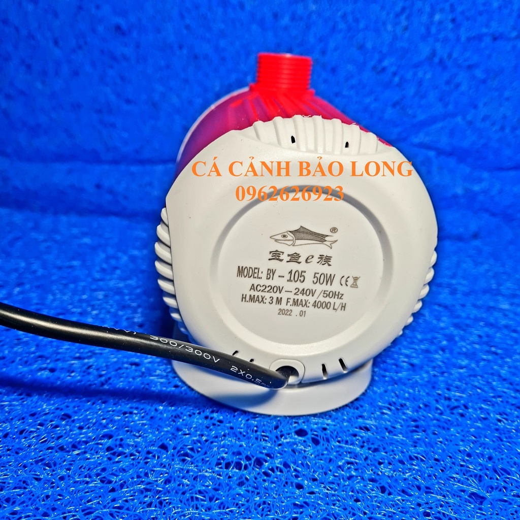 Bơm BAOYU BY 105 , MÁY Bơm cho BỂ CÁ, BỂ THỦY SINH, BỂ KÍNH, BỂ KOI
