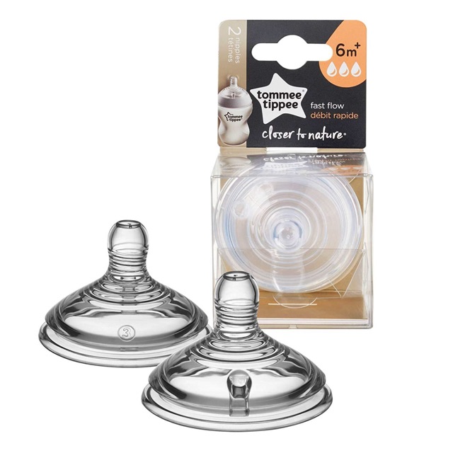 Núm ty thay thế bình sữa Tommee Tippee Close to Natural