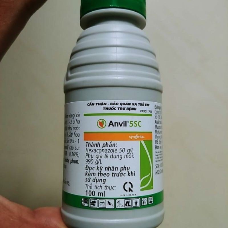 Thuốc trừ bệnh Anvil 5SC chính hãng Syngenta (Thuỵ Sỹ) ,Dung tích: 100ml