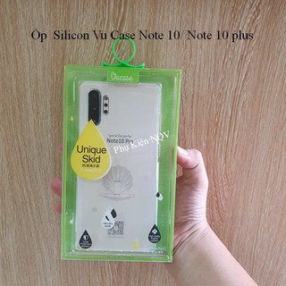 Ốp Silicon Samsung Note 10/ Note 10 plus - VU Case chính hãng