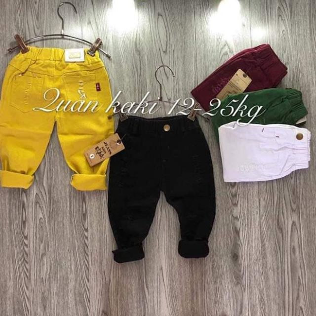 Combo 2 quần kaki và jean