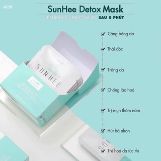 Mặt nạ Thải Độc Genie Sun Hee Medi Facial Mask Hàn Quốc (Lẻ 1 gói)