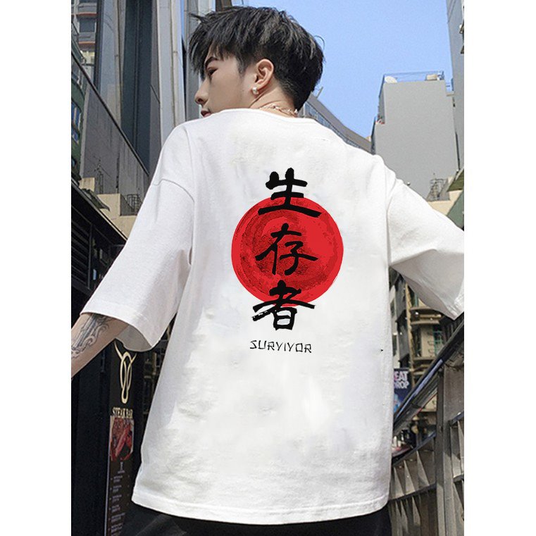Áo thun unisex nam nữ tay lỡ chữ kiểu  suryiuvor vải dày mịn 2021T3104