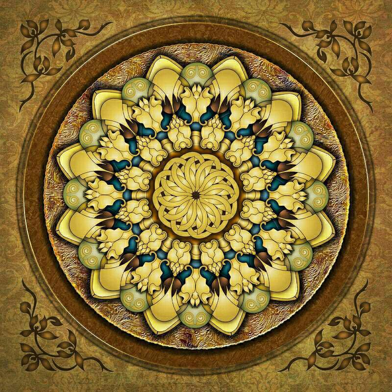 Tranh Mandala Nepal 60x60