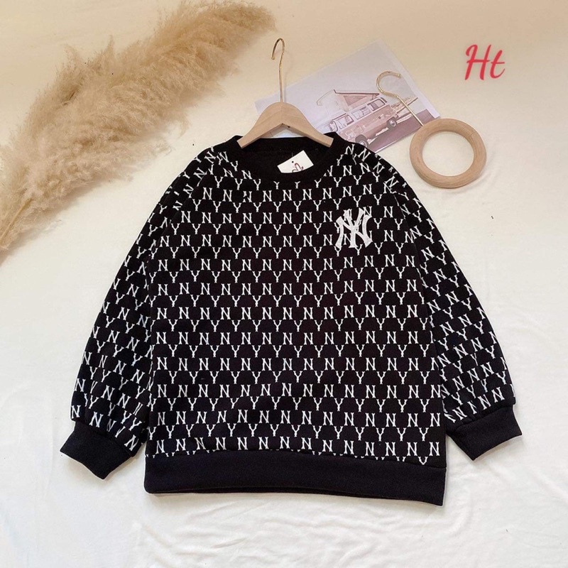 [ Mã 12FASHIONSALE1 giảm 10K đơn 50K ] Áo nỉ bo Y N in chữ nhỏ toàn thân HT12 | BigBuy360 - bigbuy360.vn