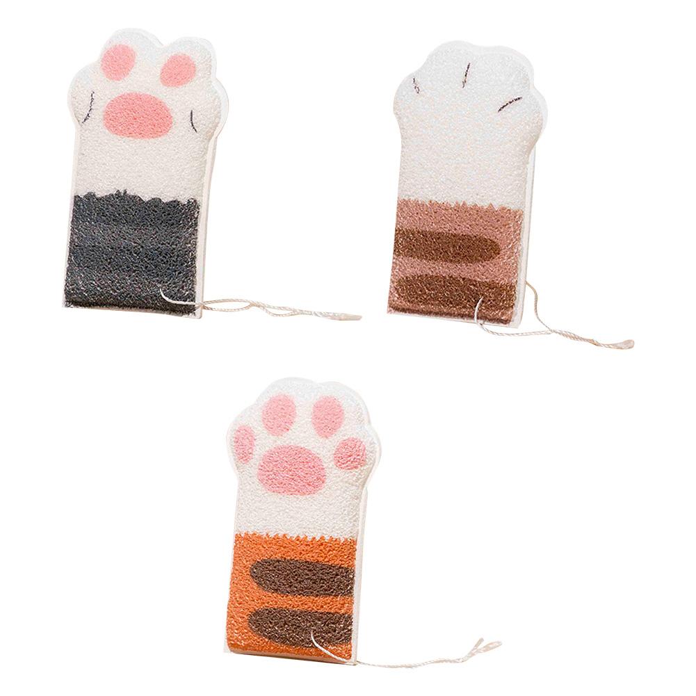 Bọt biển tắm móng mèo dễ thương