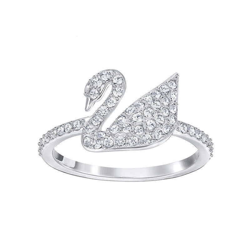 Nhẫn SWAROVSKI Hình Thiên Nga Đính Pha Lê Thời Trang