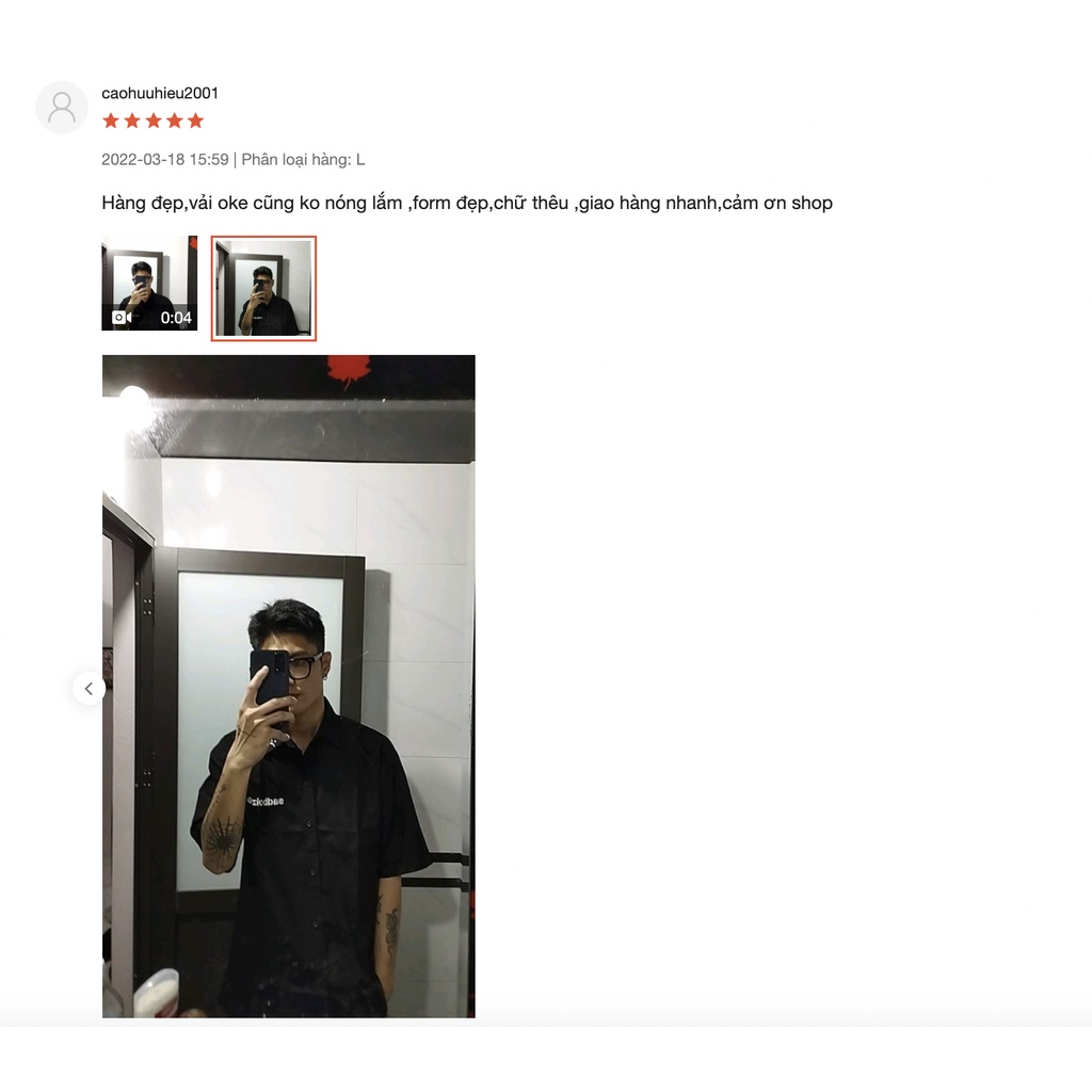 Áo sơ mi SADBOIZ sad signature oversized BLACK