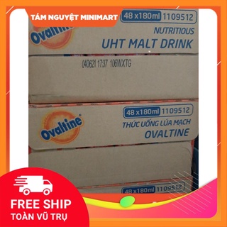 Cầu 4 hộp sữa Ovaltine 180ml socola lúa mạch