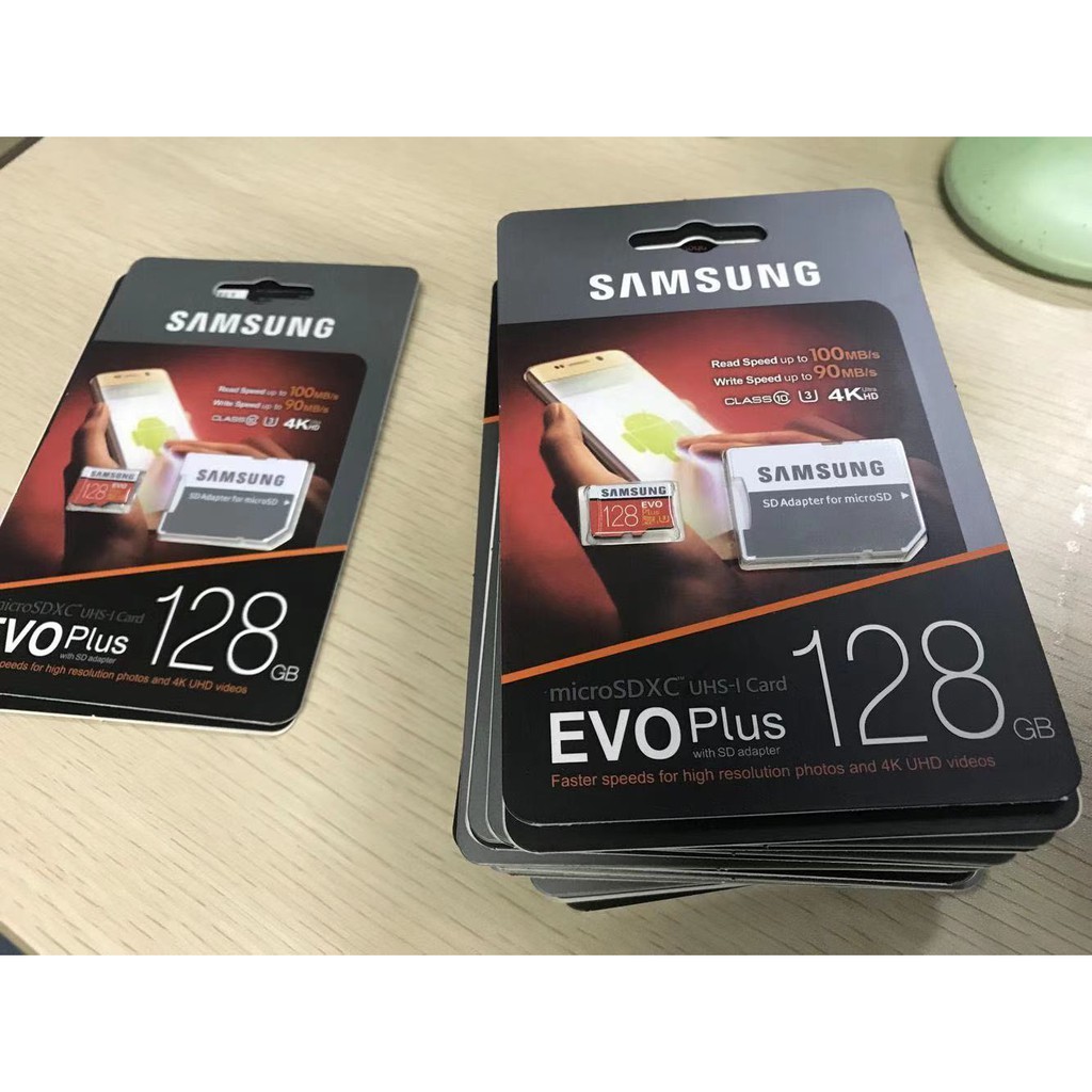 Thẻ Nhớ Sam Sung 100MB/S 128GB EVO Plus 10 Micro SDXC 128GB - Bảo hành 5 năm! | BigBuy360 - bigbuy360.vn