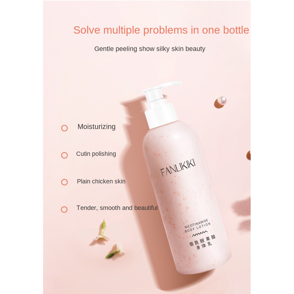 Sữa dưỡng thể niacinamide chiết xuất trái cây dưỡng ẩm tẩy tế bào chết phục hồi làn da hiệu quả