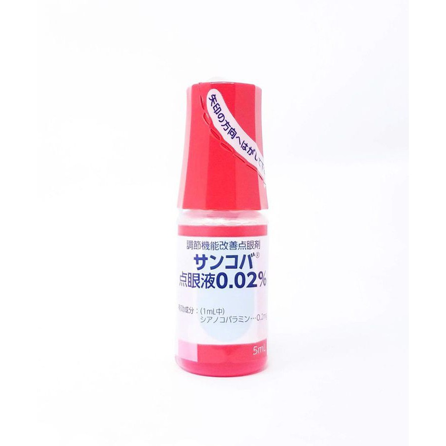 Dung Dịch Nhỏ Mắt Sancoba 5ml Nhật Bản – Giảm Mỏi Mắt Tăng Cường Thị Lực