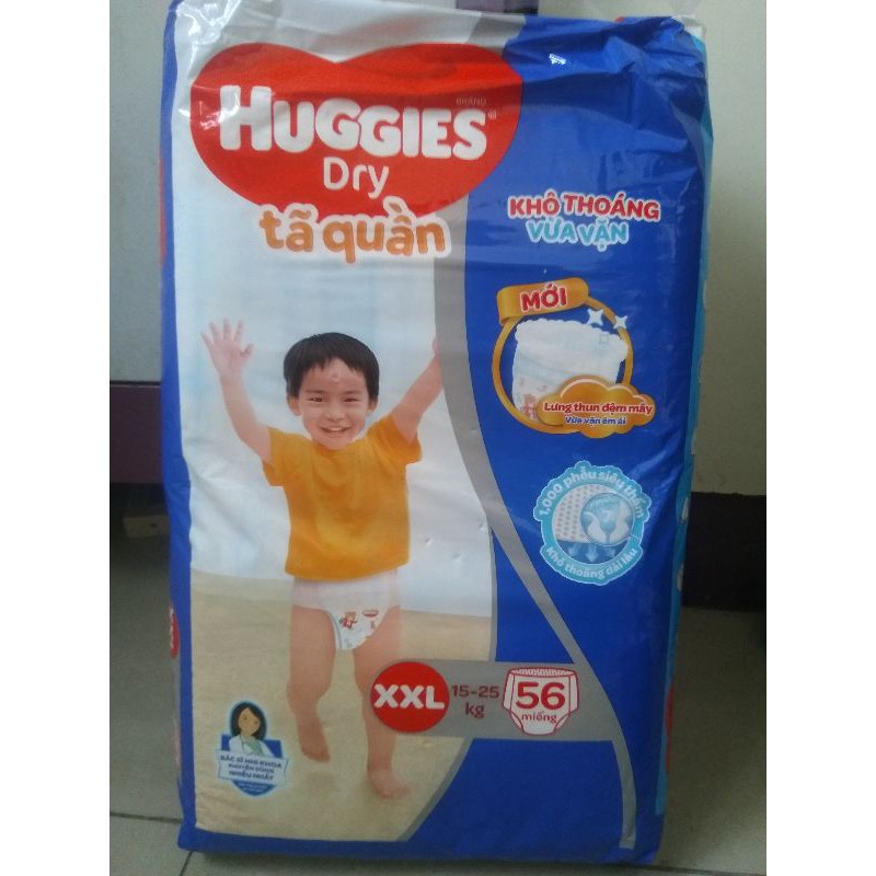 Bỉm quần/dán HUGGIES size M74, L68, XL62, XXL56 hàng chính hãng