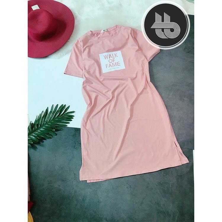 Đầm Suông Dáng Dài Walk Of Fame Váy Phông Chất Thun Cotton Co Dãn