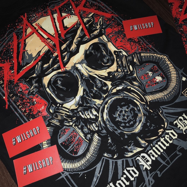 ÁO ROCK SLAYER - ROCK BAND TEE - ÁO PHÔNG ÁO THUN NHẠC ROCK UNISEX - ROCKTEE