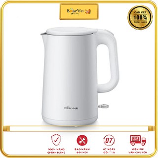 Bình đun nước, ấm siêu tốc 1.5 lít bear zdh-b15t1. hàng nhập khẩu chính hãng, bảo hành 12 tháng
