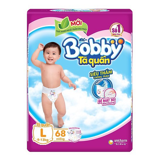 Tã Quần Bobby Ultra Jumbo XXL56/XL62/L68/M74