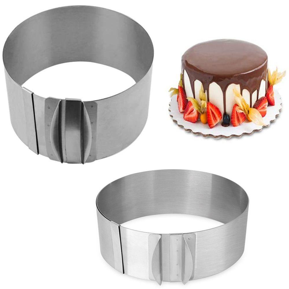 AUGUSTINA Khuôn Làm Bánh Hình Tròn 6-12 inches Có Thể Điều Chỉnh