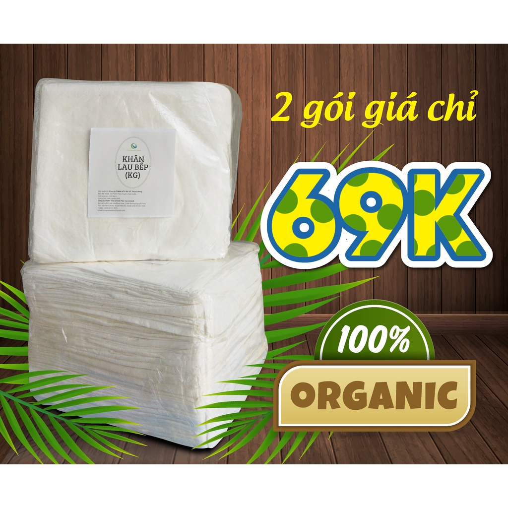 2 gói khăn lau bếp dạng kg