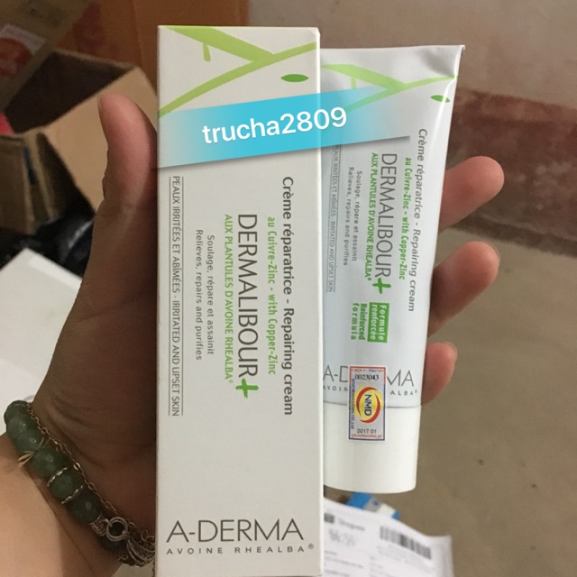Kem phục hồi dịu da và kháng khuẩn - Dermalibour plus 50ml - A-Derma aderma