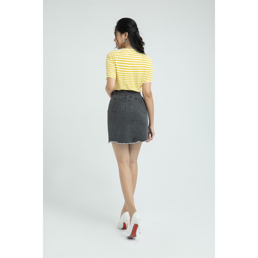 Chân váy bò ghi khói IVY moda MS 32B7267