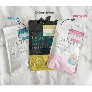 Mặt nạ giấy Best Quality 1st All in One Sheet Mask (Trắng – Hồng – Đen)