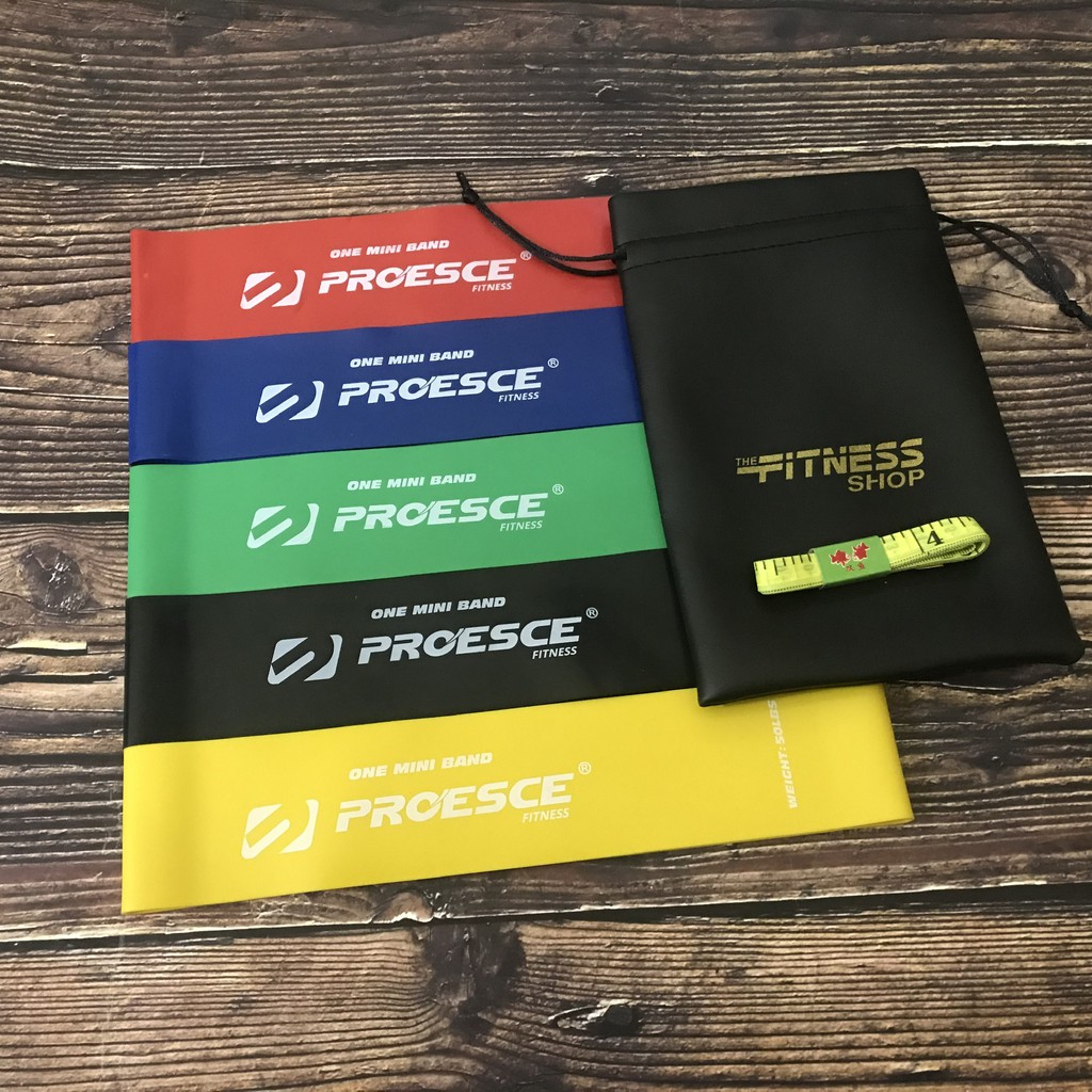 Dây mini Band, Dây Cao Su Kháng Lực Tập Chân Mông, Phụ Kiện Tập Gym