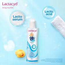 Sữa tắm gội trẻ em Lactacyd BB Chai 250 ml- Hỗ trợ điều trị rôm sảy, hăm kẽ cho bé